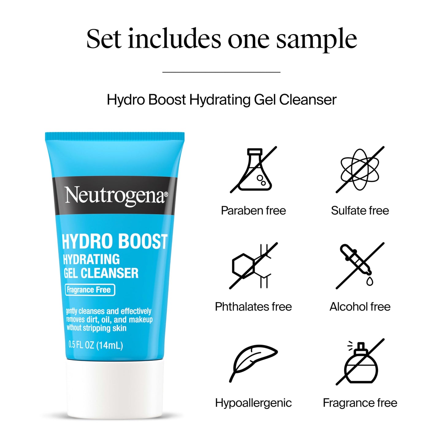 Neutrogena Hydro Boost Water Gel, Hyaluronic Acid Facial Moisturizer for Normal to Oily Skin, Hydrating Face Moisturizer, Neutrogena