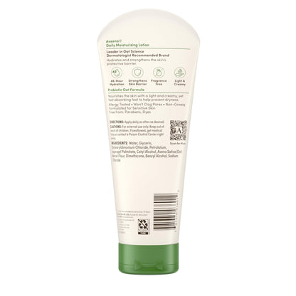 Aveeno Daily Moisturizing Body Lotion, Body Lotion for Dry Skin with Prebiotic Oat, Paraben Aveeno