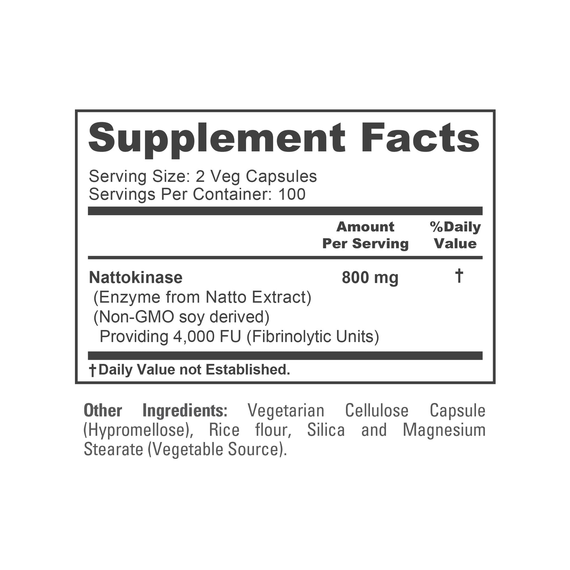 NusaPure Nattokinase 4000 FU 800mg, 200 Veggie Capsules (Vegan, Non-GMO) NusaPure buy australia supplements