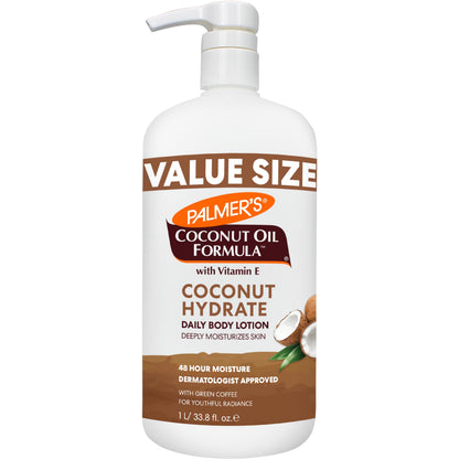 Palmer's Coconut Oil Formula Body Lotion for Dry Skin, Hand & Body Moisturizer with Green Coffee Extract & Vitamin E Palmer's