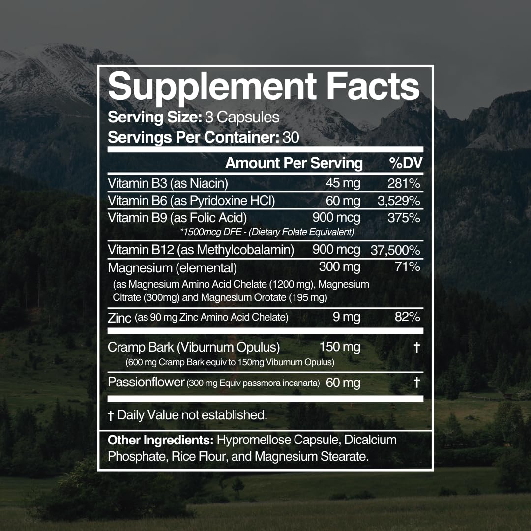 Active Mg Magnesium Supplement – 300mg Elemental Magnesium + Zinc & B Vitamins – Muscle & Nerve Support – 90 Vegan Capsules Migraine Stop buy australia supplements