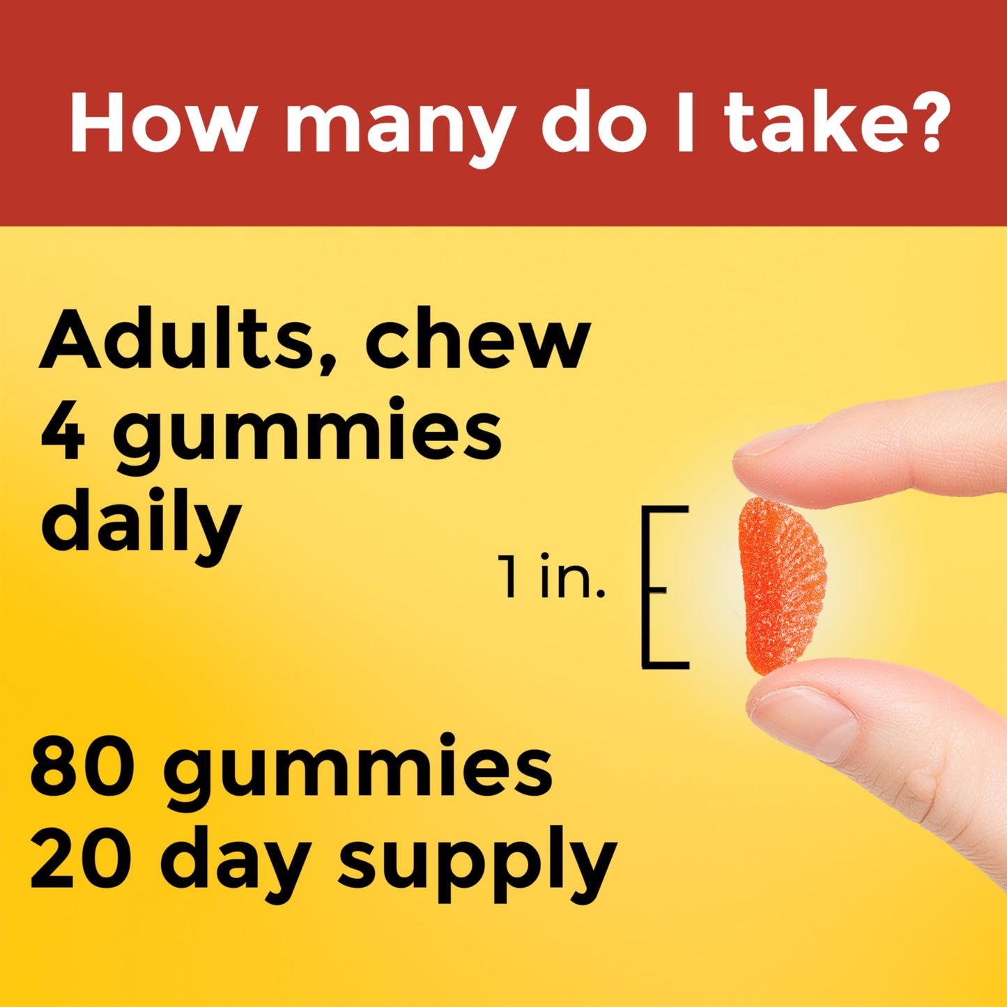 Nature Made Maximum Strength Dosage Vitamin C 1000mg per Serving, Immune Support Vitamin C Gummies for Adults, 80 Gummies, 20 Day Supply Nature Made