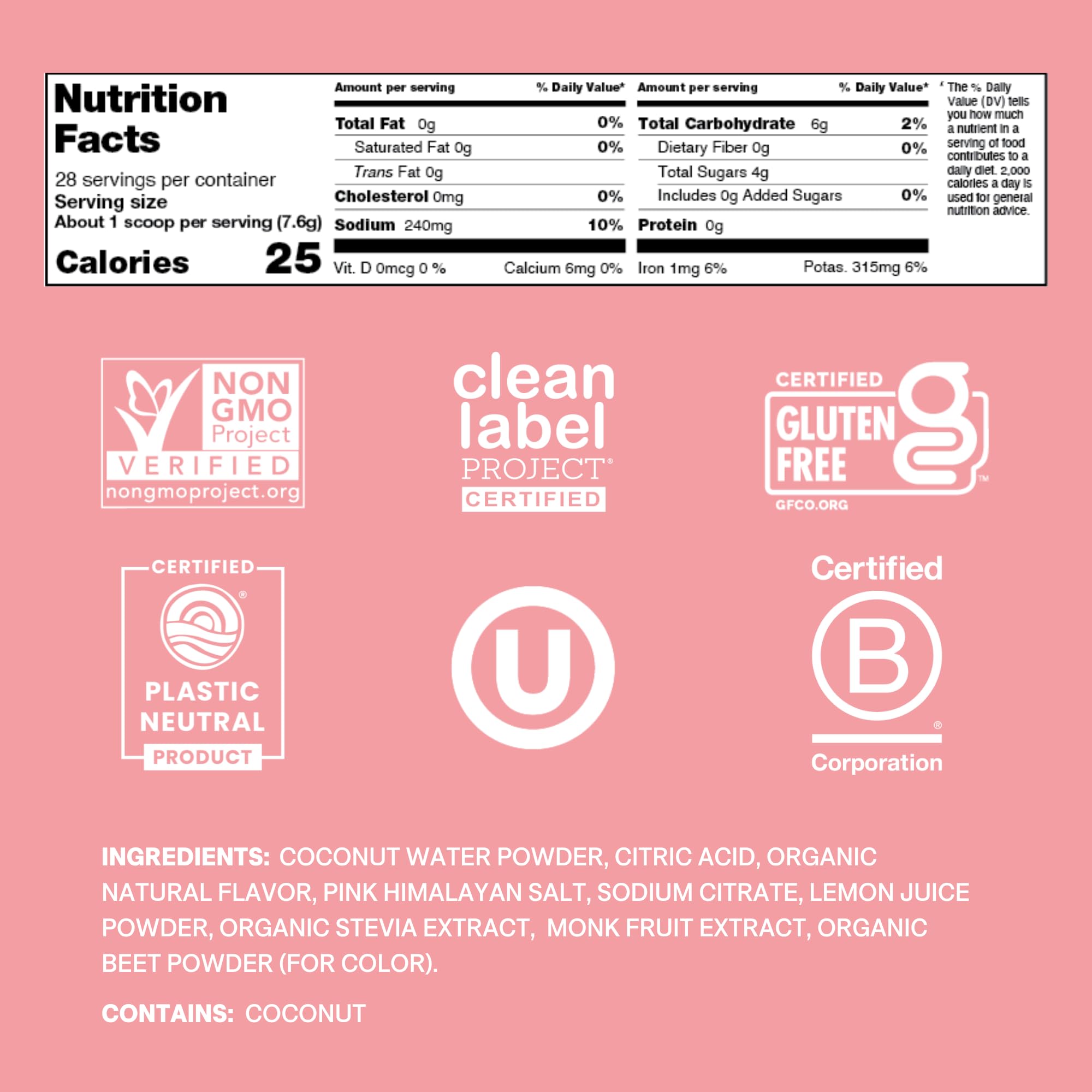 Cure Hydration | Plant-Based Electrolyte Drink Mix | No Added Sugar | FSA-HSA | Dehydration Relief Powder Made with Coconut Water | Non-GMO | Vegan | 28 Servings Jar - Strawberry Kiwi Cure Hydration buy australia supplements