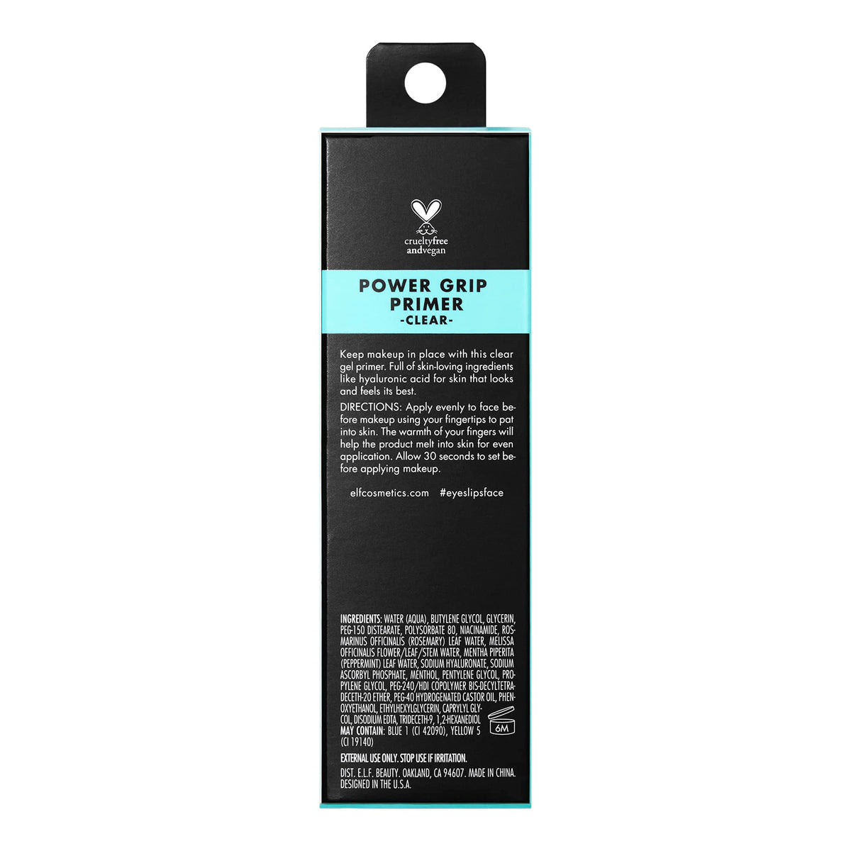 e.l.f. Power Grip Primer, Gel-Based & Hydrating Face Primer for Smoothing Skin & Gripping Makeup, Moisturizing & Priming, Vegan & Cruelty-Free, 0.811 Fl Oz e.l.f.