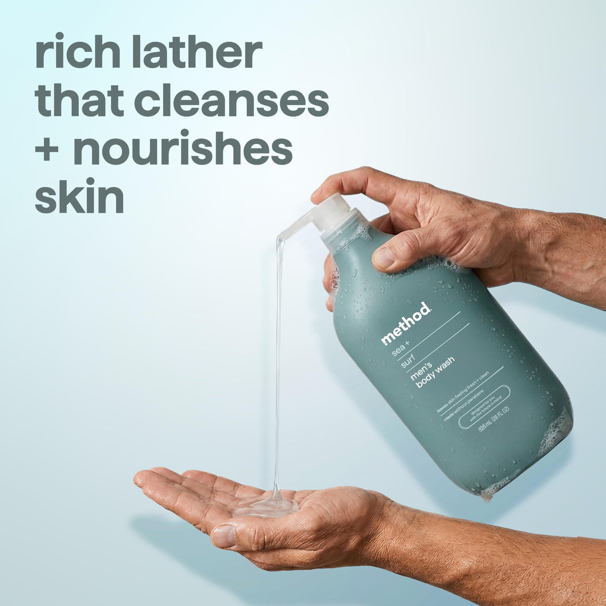 method Men’s Body Wash, Sea + Surf Scent, 28 fl oz Method