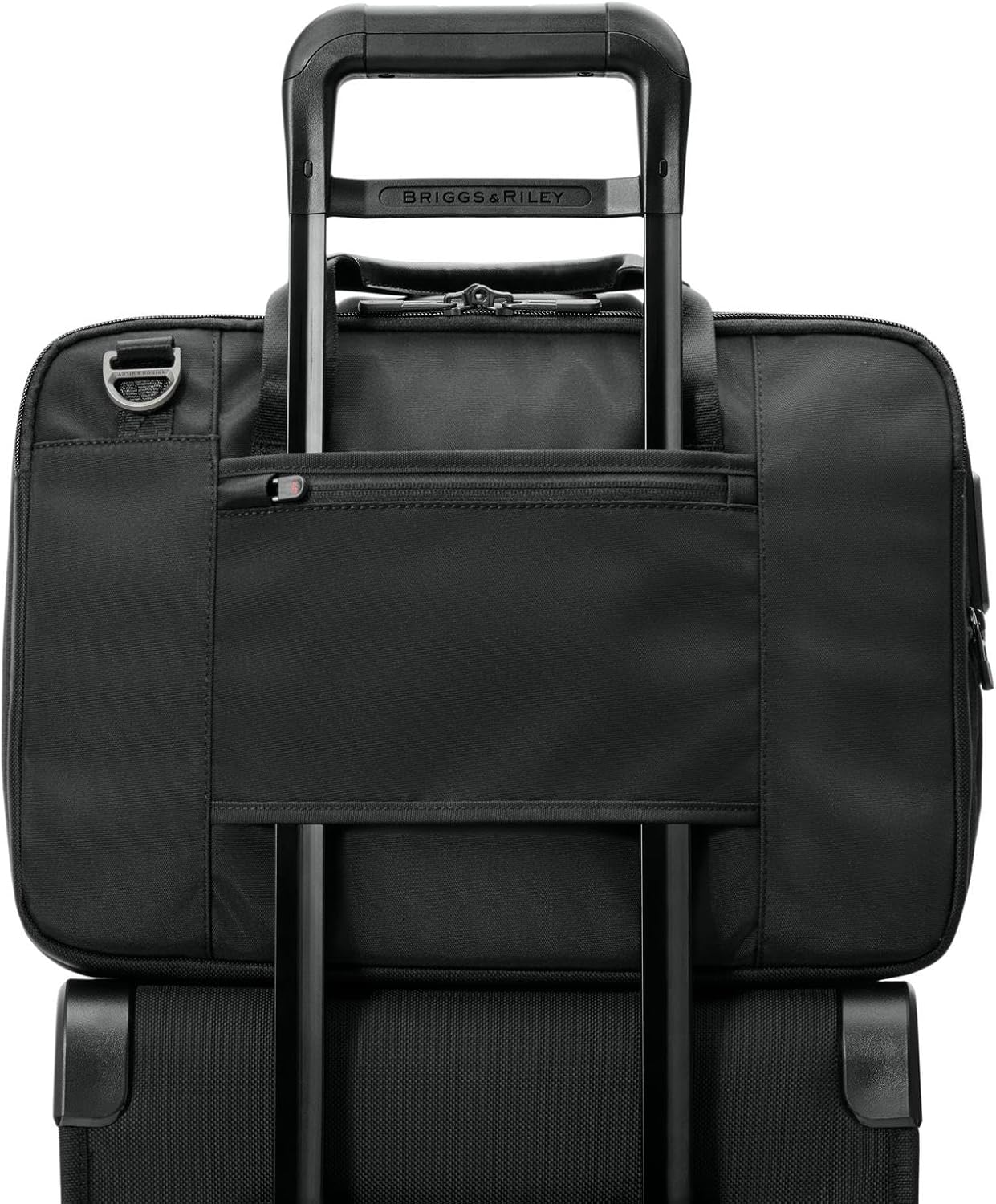 Briggs & Riley Medium Expandable Briefcase - Laptop Bag for Work & Travel, Briefs for Men & Women, Includes Shoulder Strap, Self-Repairing Zippers, Fits up to 15" Computer - HTA Collection, Black Gsupps Australia