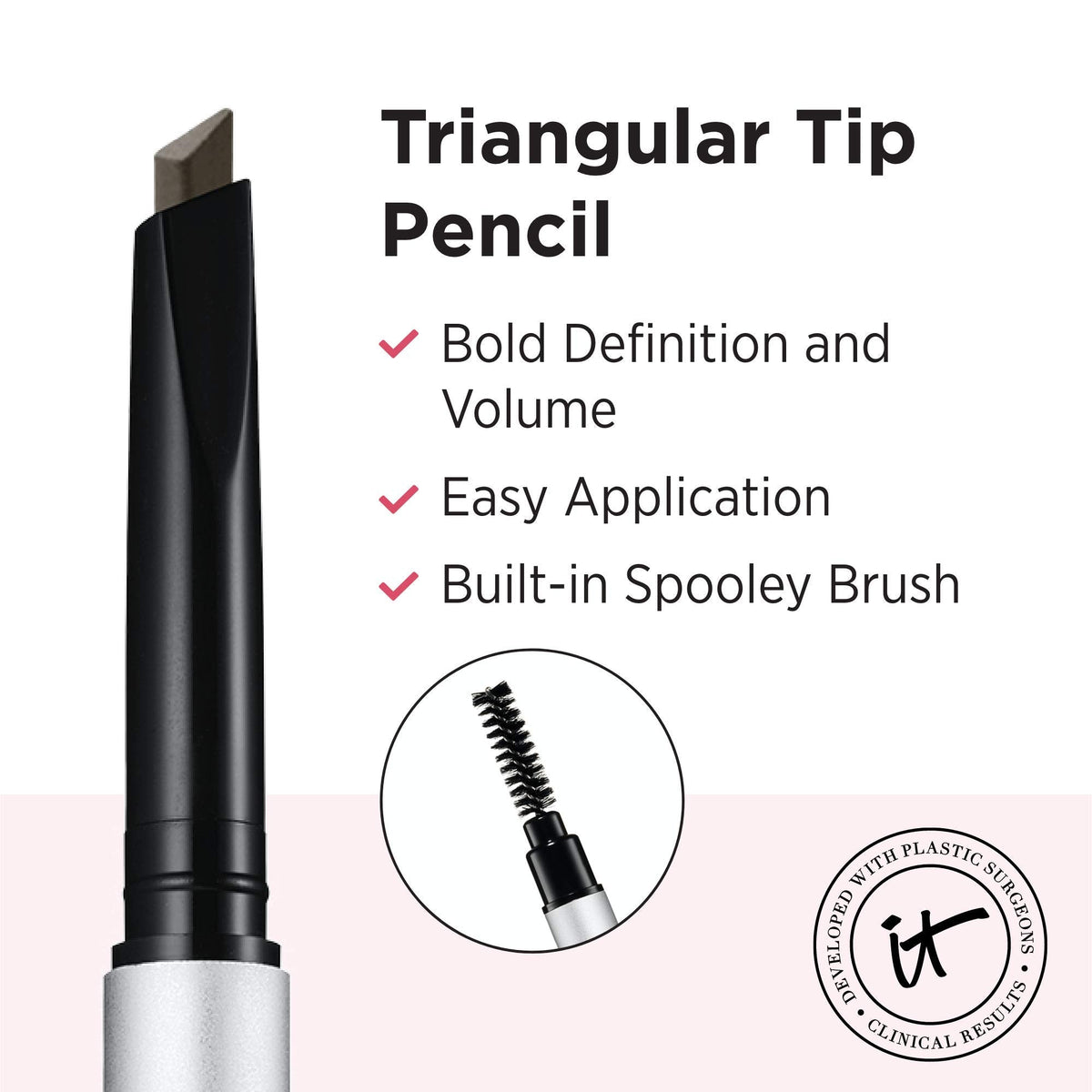 IT Cosmetics Brow PowerFULL Volumizing Eyebrow Pencil - Universal Taupe IT Cosmetics