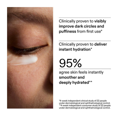 The INKEY List Caffeine Eye Cream, Reduce Eye Puffiness and Dark Circle, Blur Fine Lines, 0.5 fl oz The INKEY List