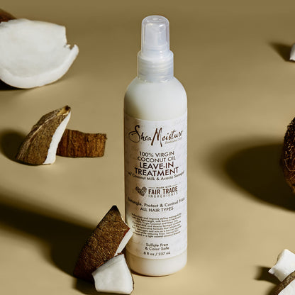 Shea Moisture 100% Virgin Coconut Oil Leave-in Treatment, 8 Ounce Shea Moisture