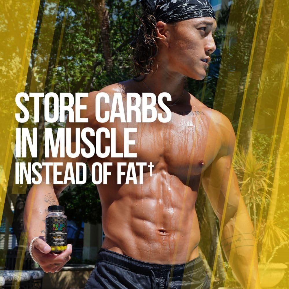 ALPHA LION Gains Candy, Pills that Support Weight Loss, Energy Supplements, 100% Natural Extract, Calorie Burning, Regulates Healthy Metabolism, 60 Capsules (Fat Loss - CaloriBurn®)