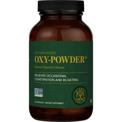 Global Healing Oxy-Powder Colon Cleanse, Constipation Relief for Women & Men, Magnesium Oxide Colon Cleanser & Detox for Weight Loss, Gut Cleanse Detox for Women and Men