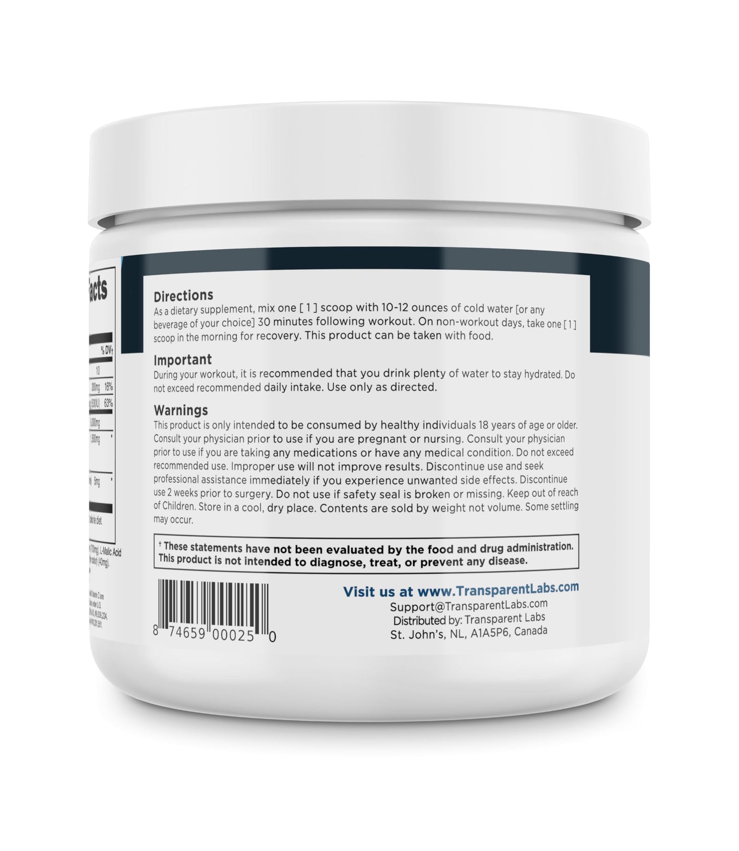 Transparent Labs Creatine HMB - Creatine Monohydrate Powder with HMB for Muscle Growth, Increased Strength, Enhanced Energy Output, and Improved Athletic Performance - 30 Servings, Unflavored