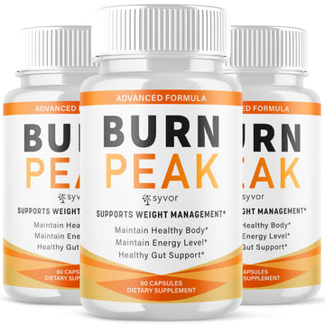 (3 Pack) Burn Peak Capsules, Official Burnpeak Pink Salt Pills with All Natural Ingredients, Advanced BurnPeak Health Supplement with Premium Vitamins for Active Lifestyle Support (180 Capsules) Syvor buy australia supplements