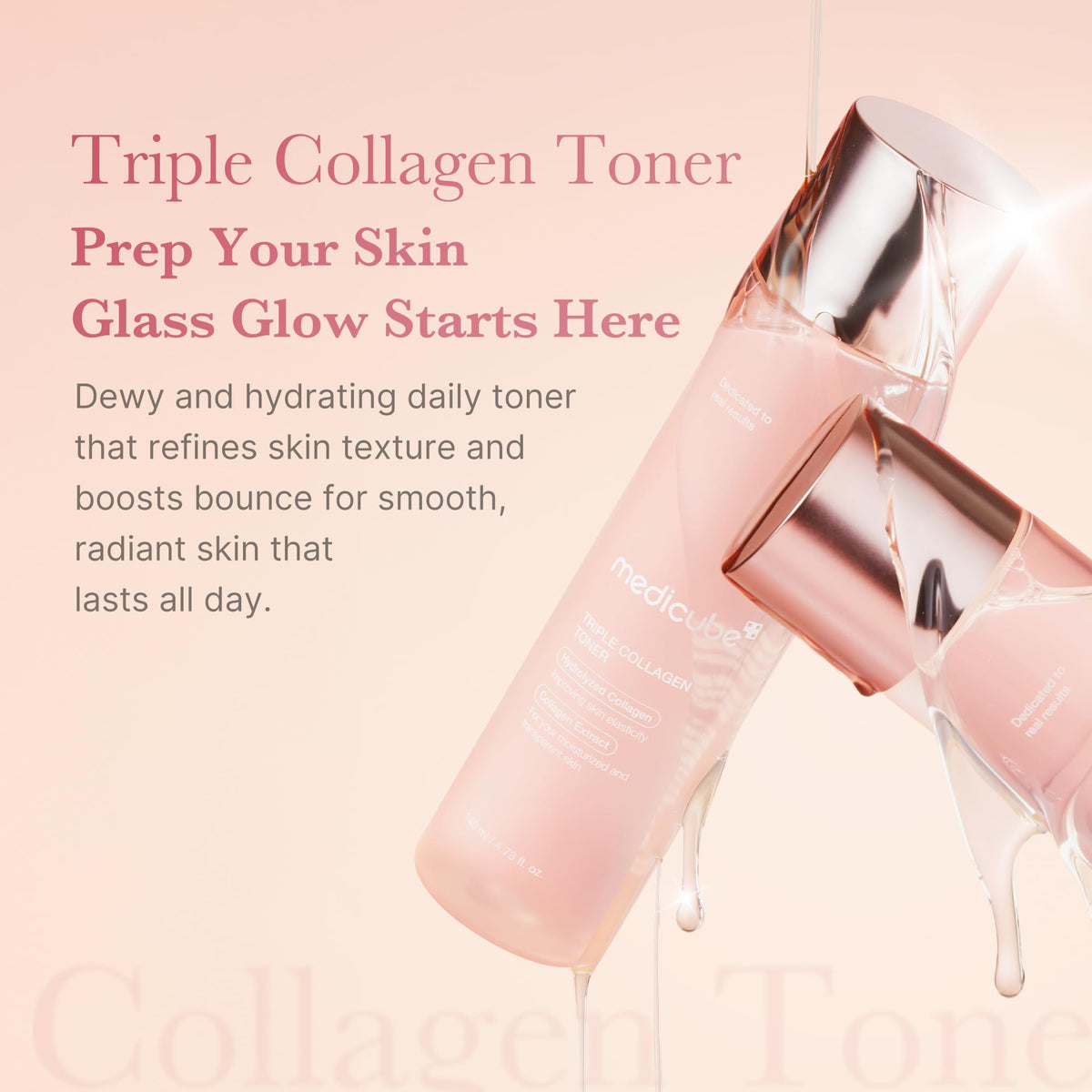 medicube Triple Collagen Toner for Deep Hydration & Plump Skin medicube