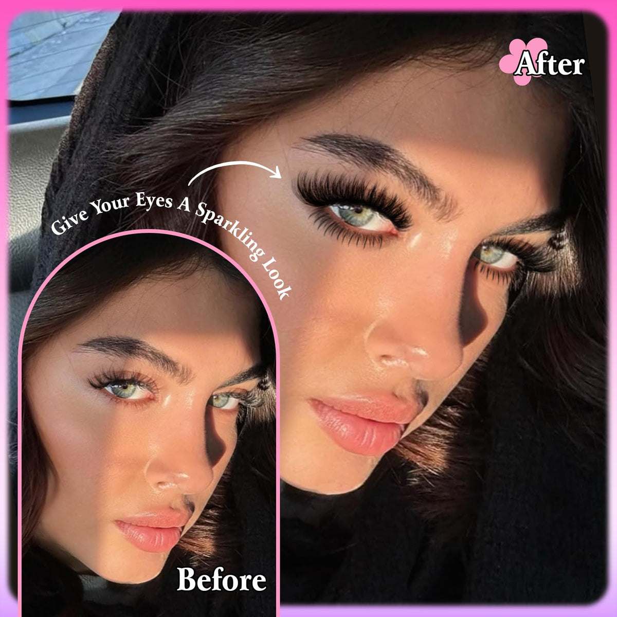 calphdiar Bottom Lashes Extension 552pcs Natural Lower Eyelash Clusters 5-7mm Bottom Lash Clusters 2 Styles Individual Lashes DIY Bottom Cluster Eyelash Extensions calphdiar