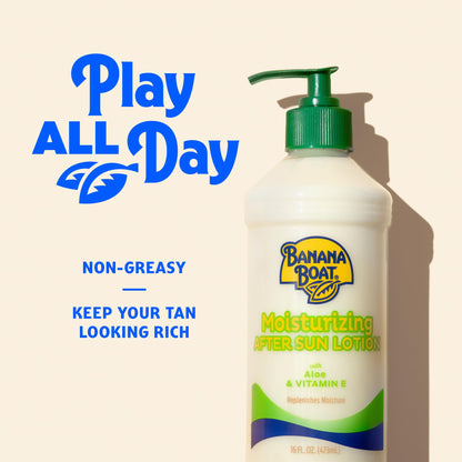 Banana Boat Moisturizing After Sun Lotion with Aloe, 16 Fl Oz Banana Boat