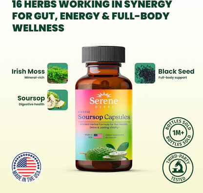 Serene Herbs Cellular Detox Duo – Soursop Capsules + 17-1 Capsules