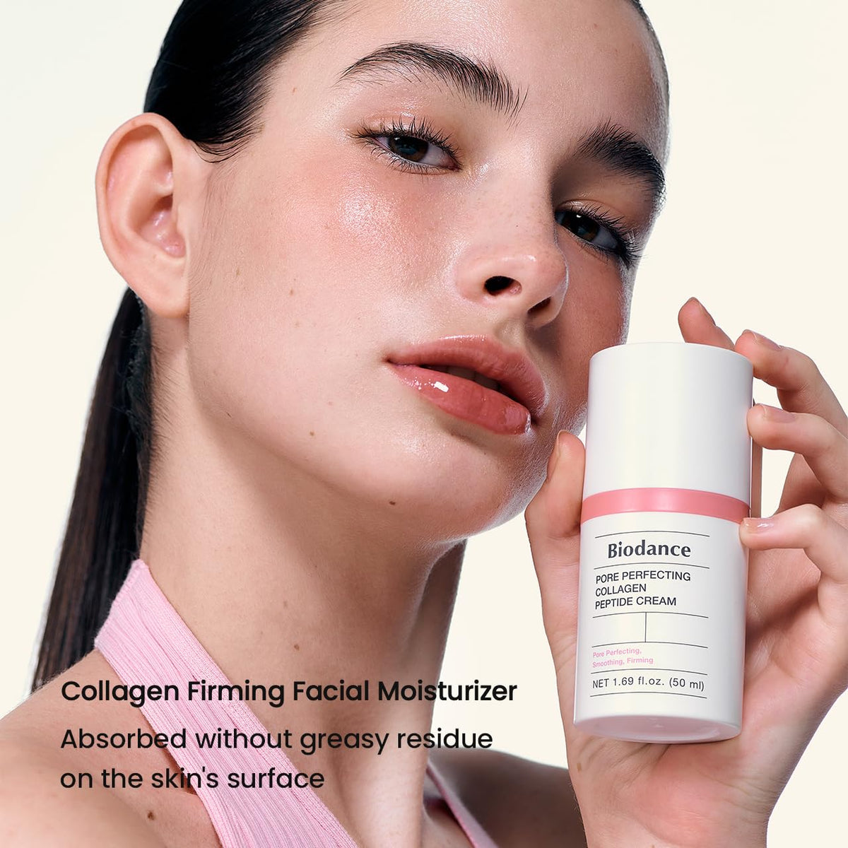 BIODANCE Pore Perfecting Collagen Peptide Cream, Hydrating, Plumping, Pore Care, Firming Facial Moisturizer, Korean Skin Care, Self Care Gifts for Women | 1.69 fl. oz. BIODANCE