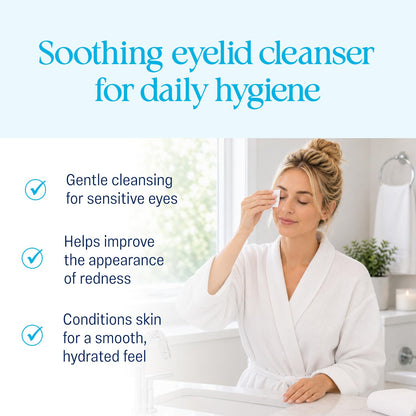 OCuSOFT Lid Scrub PLUS Platinum Foaming Eyelid Cleanser – 50 mL Foam Pump OCuSOFT