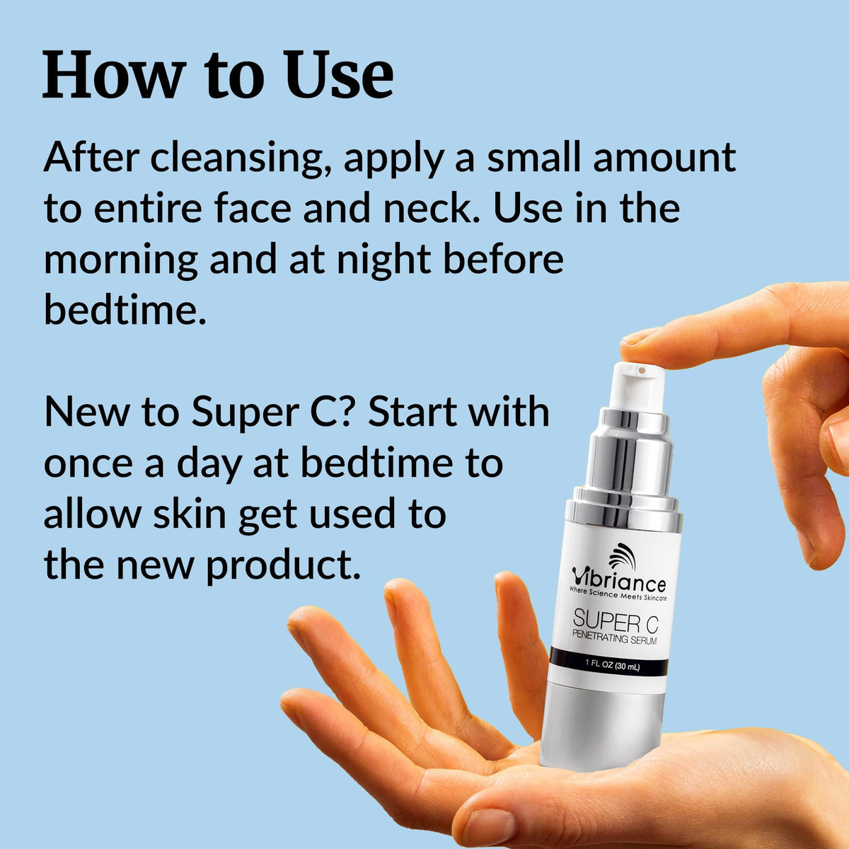 Vibriance Super C Vitamin C Serum for Mature Skin, 1 fl oz Vibriance