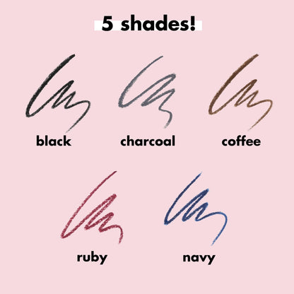 e.l.f. No Budge Retractable Eyeliner, Creamy, Ultra-Pigmented & Waterproof, Creates Bold & Defined Lines, Vegan & Cruelty-Free, Black e.l.f.