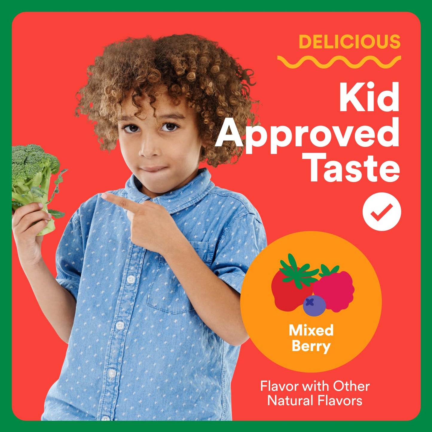 SmartyPants Kids Fiber & Veggies: Prebiotic Fiber Gummies for Kids, Fiber Supplement with Inulin, Organic Green Veggie Blend, Vegan, Gluten Free SmartyPants