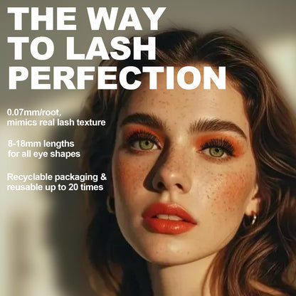 AnyFairy Lash Clusters 8-18mm Wispy Eyelash Clusters 144pcs Cluster Lashes DIY Individual Lashes Clusters with Soft Thin Band for Self Use,Beginner-Friendly(Sylph-774) ANYFAIRY