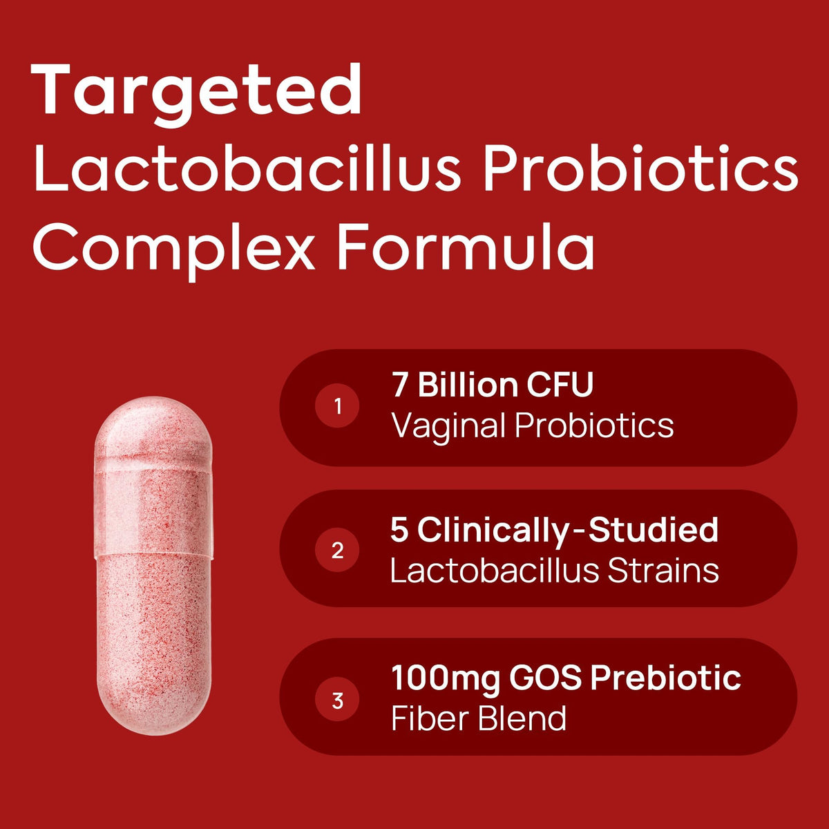 HerAure Vaginal Probiotics for Women - pH Balance, Healthy Vaginal Odor, Vaginal Flora, Yeast Balance, Women Probiotics and Prebiotics, Immune Support HerAuré