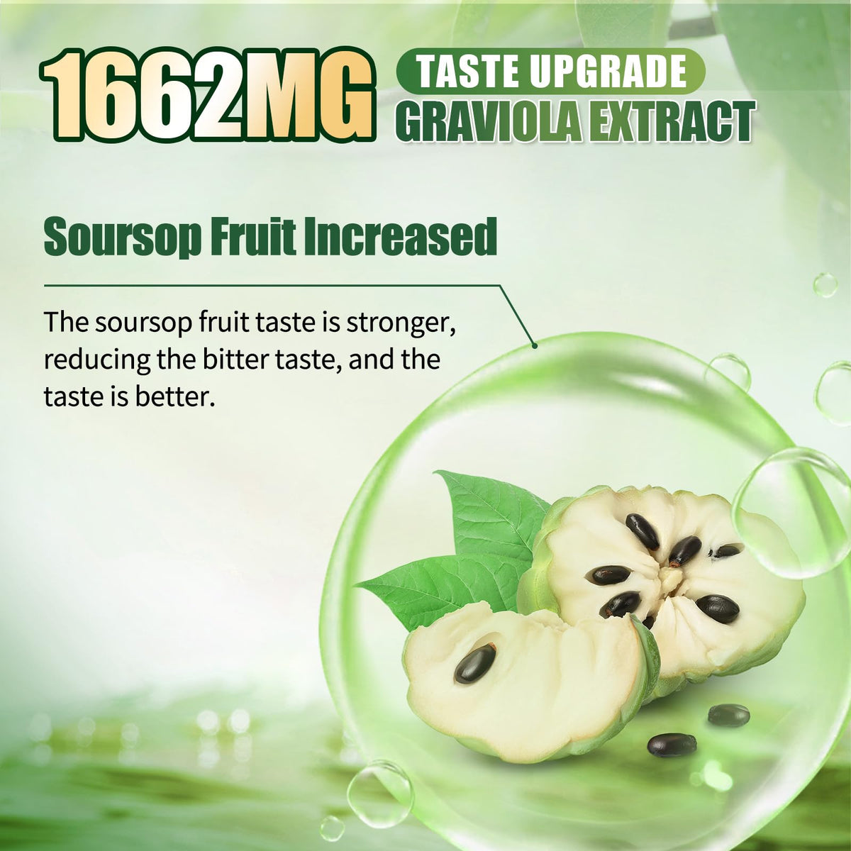 Soursop Bitters Liquid for Digestive Health,Gut Detox&Cleanse,Antioxidant,Immune Support,Skin Health-Pure 15 Herb Guanabana Tea with Black Seed,Moringa & Turmeric iMATCHME