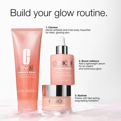 Clinique Moisture Surge 100H Auto-Replenishing Hydrator Oil Free Face Moisturizer | With Hyaluronic Acid, Aloe Bioferment and Vitamins C + E | Hydrating + Moisturizing, Mini Travel Size, 0.5 Fl Oz Clinique