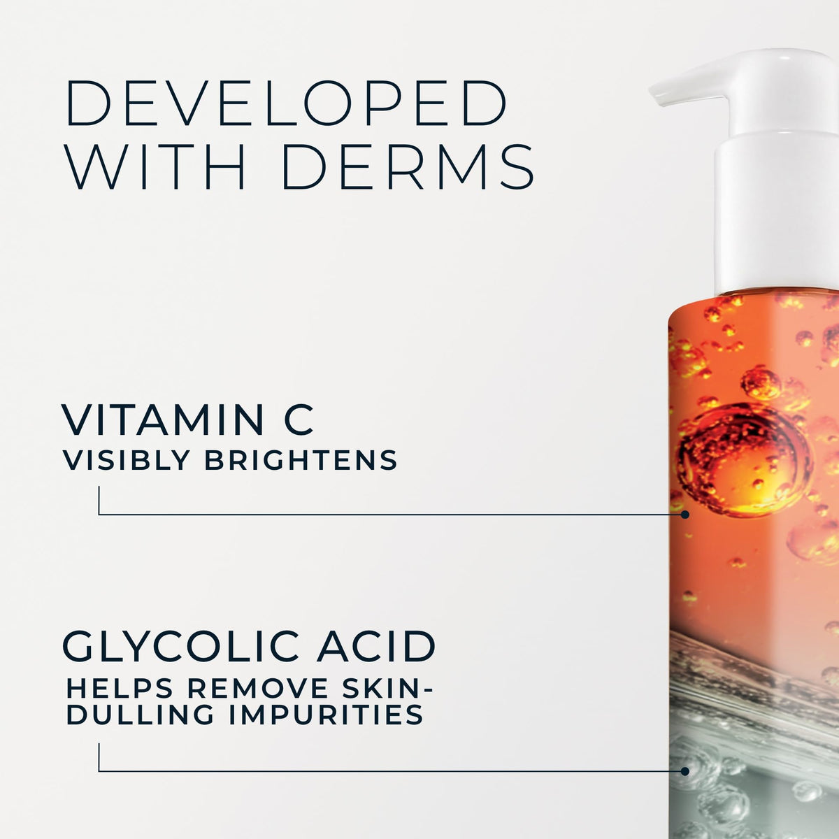 RoC Multi Correxion Revive + Glow Vitamin C Gel Brightening Cleanser, 6 oz RoC