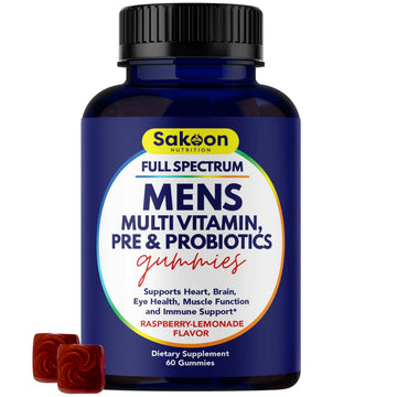 Sakoon nutrition Men's Multivitamin Gummies with Probiotics and Prebiotics, Adult Multivitamin A, C, D, E, B & More Sakoon nutrition buy australia supplements