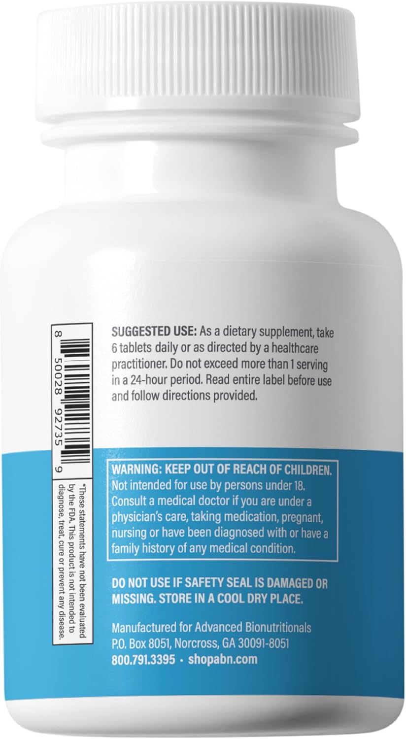 Advanced Bionutritionals Advanced Muscle Plus – Muscle Supplement with Peptide DL185™ (Dileucine) & MyHMB® – Workout Recovery, Amino Acids & HMB Tablets for Men & Women – 30 Servings