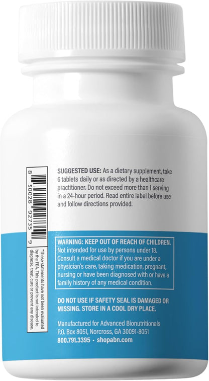 Advanced Bionutritionals Advanced Muscle Plus – Muscle Supplement with Peptide DL185™ (Dileucine) & MyHMB® – Workout Recovery, Amino Acids & HMB Tablets for Men & Women – 30 Servings