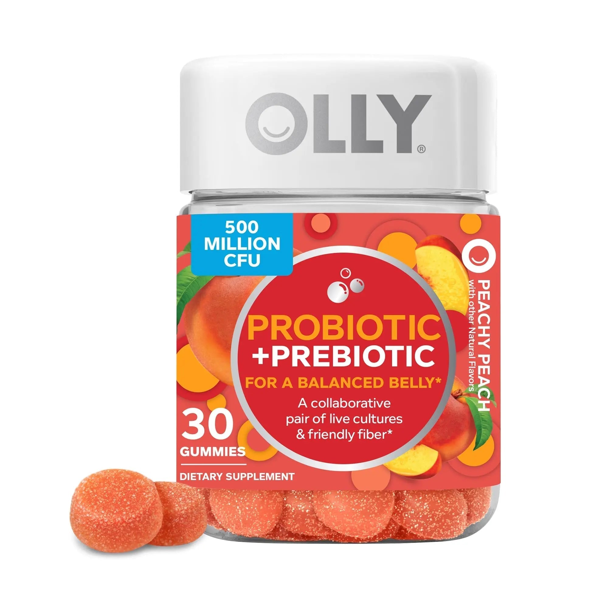 OLLY Multi + Probiotic Adult Multivitamin Gummy, 1 Billion CFUs, Digestive and Immune Support & Probiotic + Prebiotic Gummy OLLY buy australia supplements