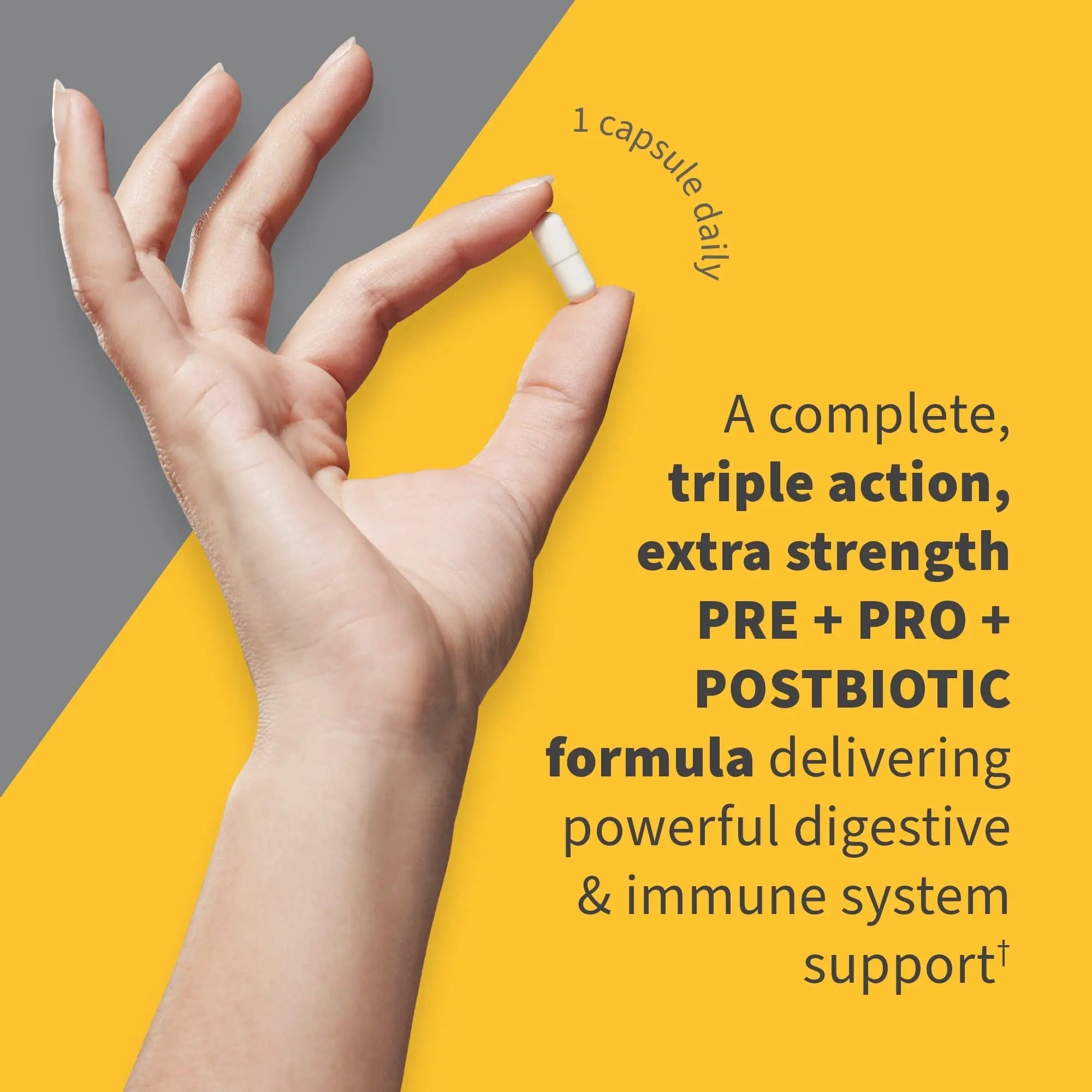 Garden of Life Dr Formulated Probiotics 100 Billion CFU Pre + Pro + Postbiotics - Extra Strength Digestive & Immune Support for Men and Women, Potato, Acacia, Postbiotic Metabolites, 30 Capsules Garden of Life buy australia supplements
