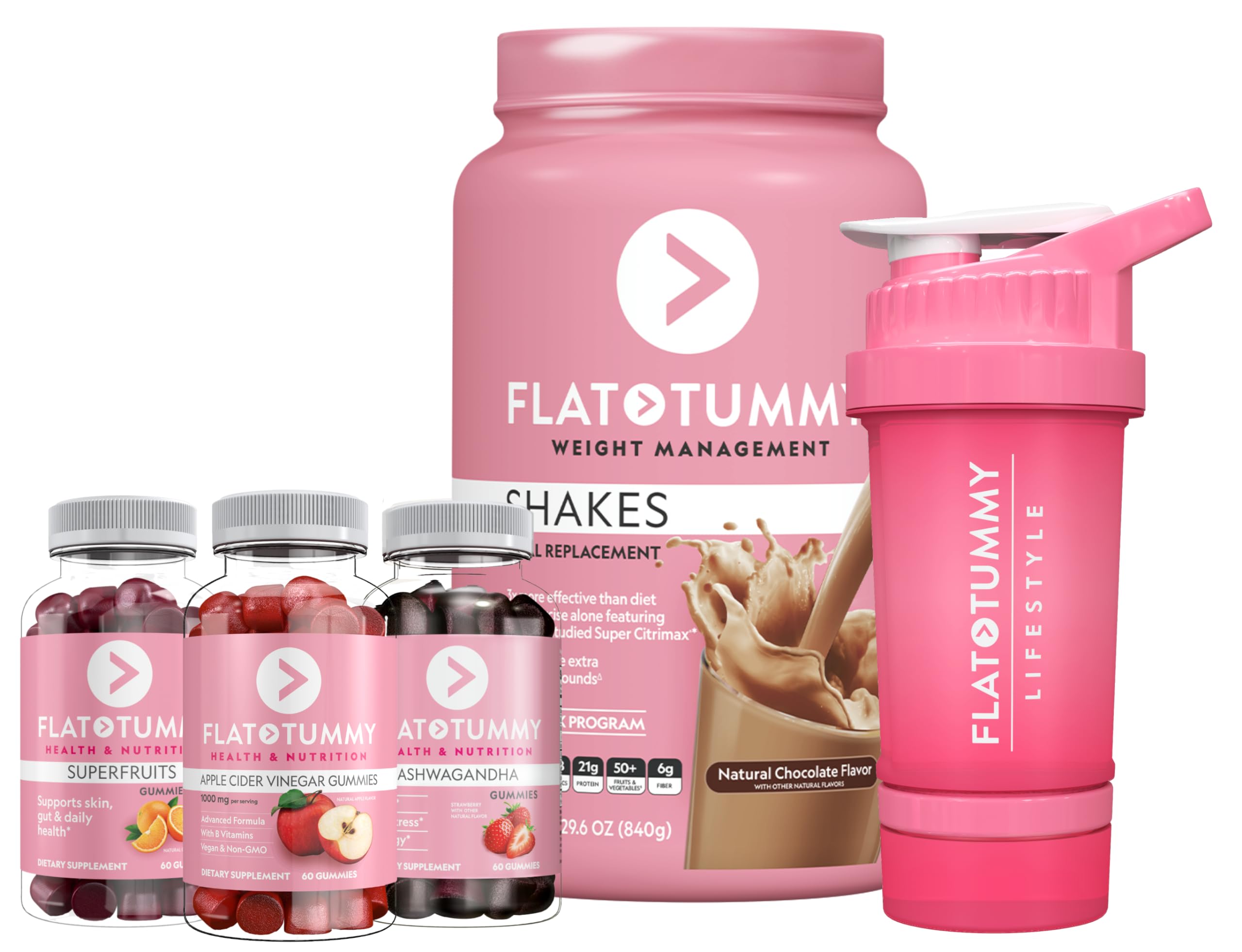 Flat Tummy Gummies Bundle with Apple Cider Vinegar Gummies, Superfruits Gummies Flat Tummy Tea buy australia supplements