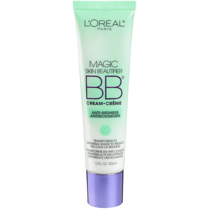 L'Oreal Paris Magic BB Cream, Hydrating Skin Beautifier & Color Changing Foundation, Light Coverage, Anti-Redness, 1 fl oz. L'Oreal Paris