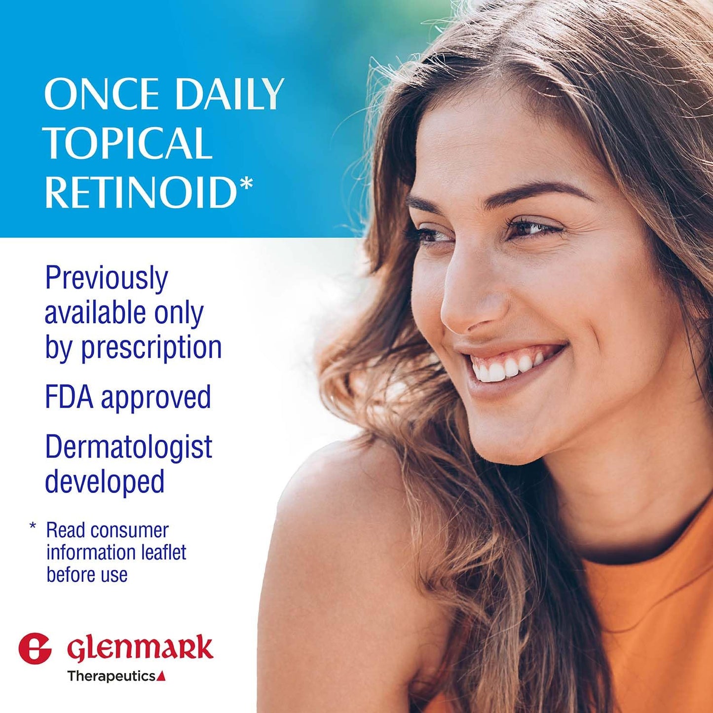 Glenmark Therapeutics Adapalene Gel 0.1% Acne Treatment, Paraben Free Topical Retinoid Cream for Face Glenmark Therapeutics