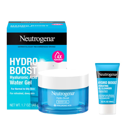 Neutrogena Hydro Boost Water Gel, Hyaluronic Acid Facial Moisturizer for Normal to Oily Skin, Hydrating Face Moisturizer, Neutrogena
