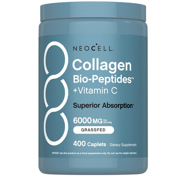 NeoCell Collagen Peptides Pills | 400 Caplets | Grass Fed | with Vitamin C | Superior Absorption Formula | for Women and Men NeoCell buy australia supplements
