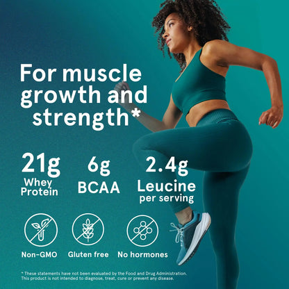 Puori Whey Protein Powder, Bourbon Vanilla - PW1 Pasture-Raised, Grass-Fed Whey Protein Powder Drink Mix containing BCAA Amino Acids - Post-Workout Supplement Puori