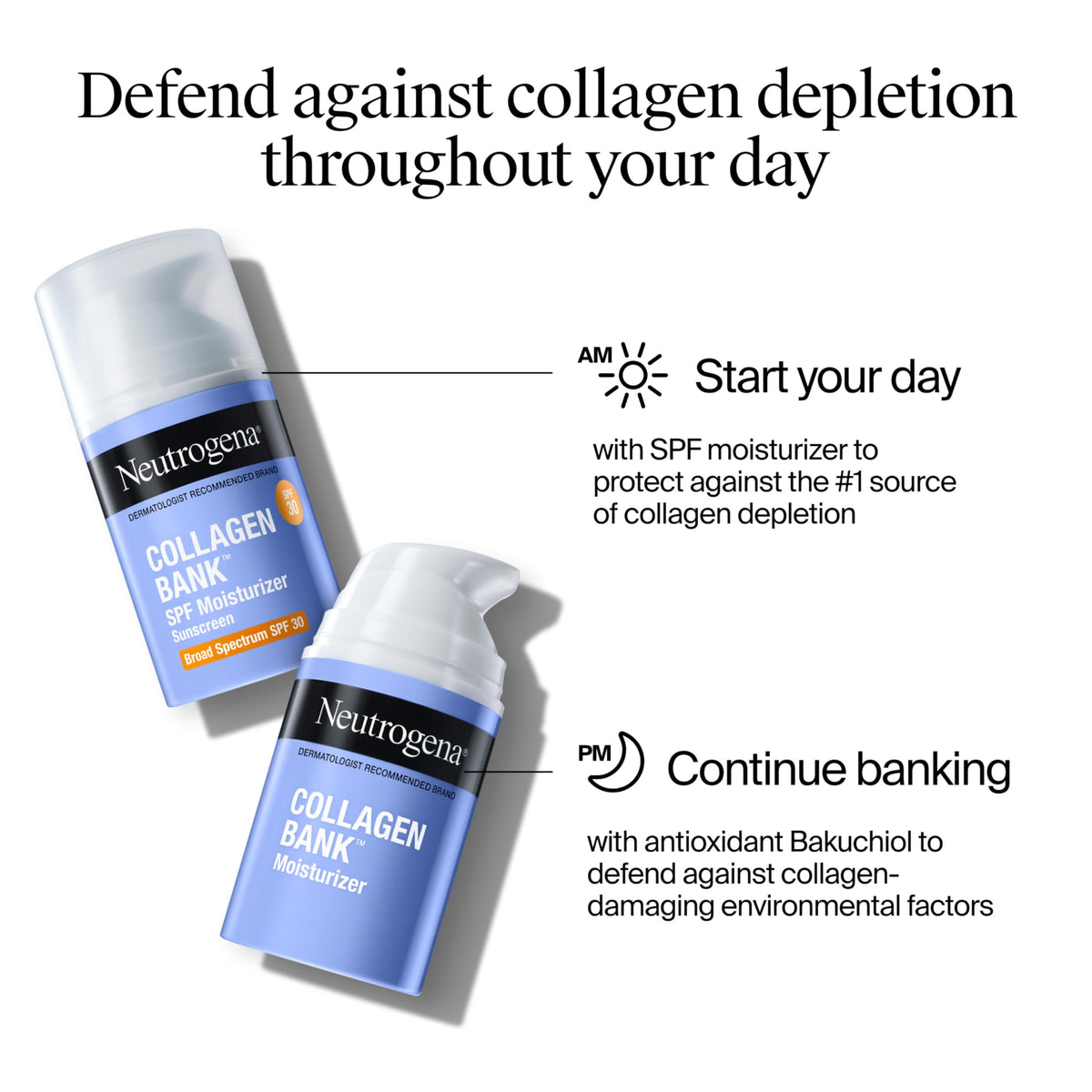 Neutrogena Collagen Bank Face Moisturizer + Trial Cleanser, 2 pk Neutrogena