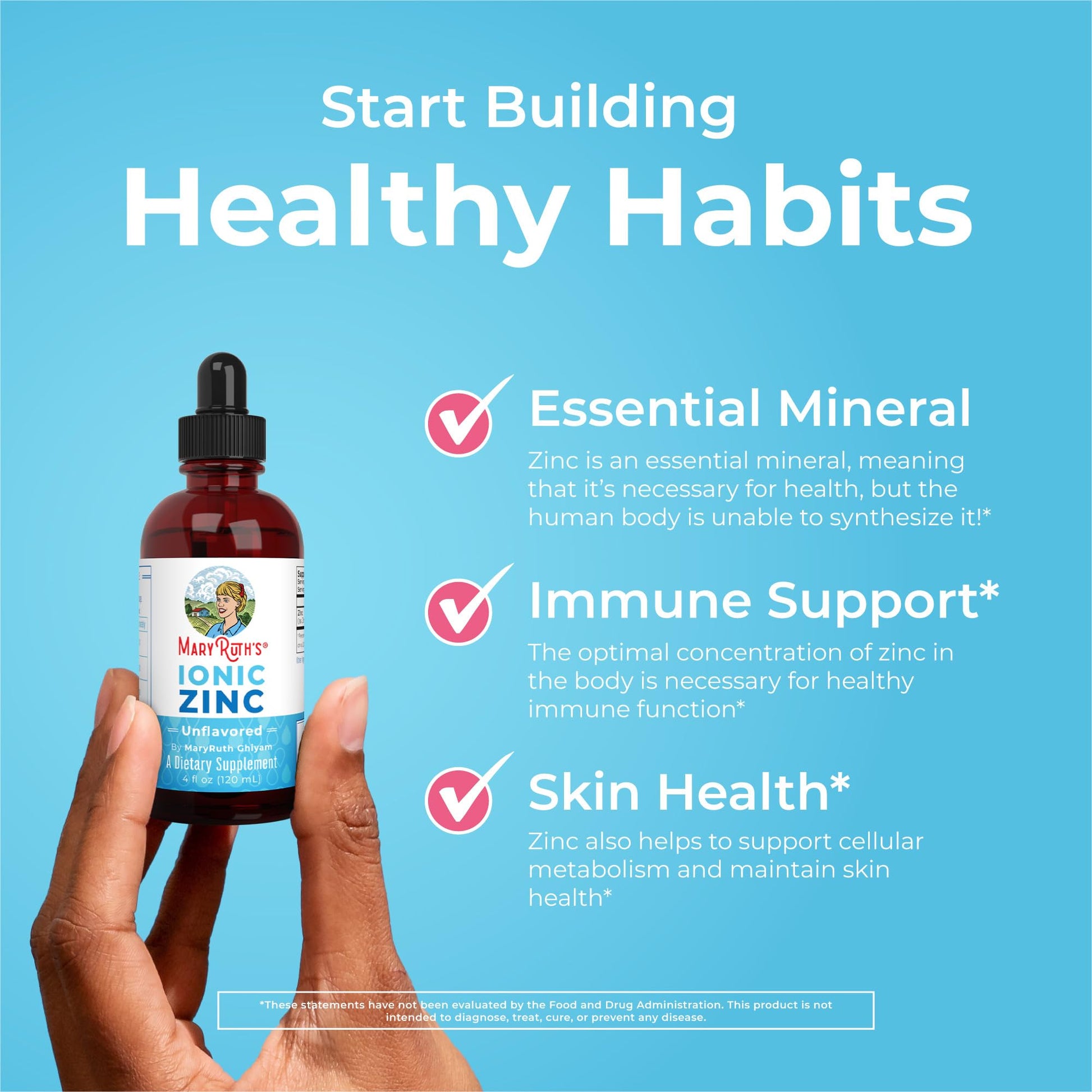 MaryRuth Organics Zinc Supplement for Immune Support, Immune Support Supplement for Kids, Ages 4-13, Zinc Sulfate, Vegan, USDA Organic, Glycerin Based, 2 Fl Oz MARYRUTH'S buy australia supplements