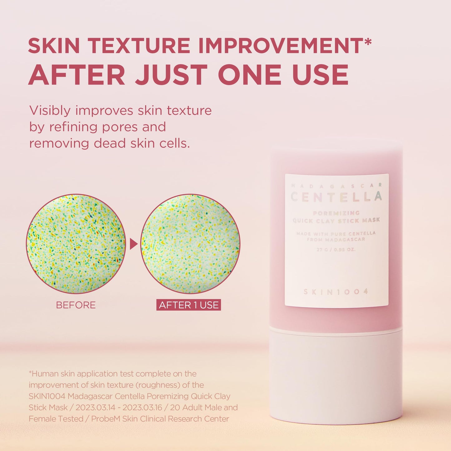 SKIN1004 Poremizing Quick Clay Stick Mask, Face Mask Skincare for Pore Minimizing, Facial Clay Mask with Centella, Pore Minimizer for Sebum Control SKIN1004