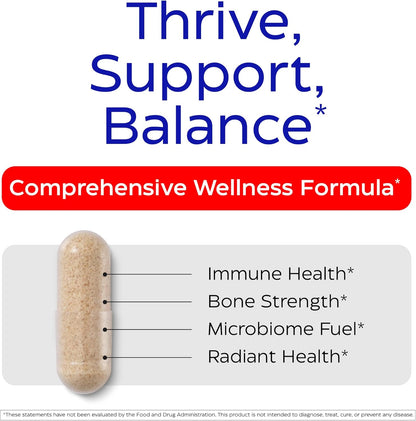 Enzymedica Vitamin D3 and K2 Supplement Caps for Men & Women - VIT D3 5000 IU & VIT K2 MK-7 90 mcg, Immune & Bone Health Support, Features Shitake Mushrooms & Prebiotic Fiber, Vegan - 60 Capsules Gsupps Australia