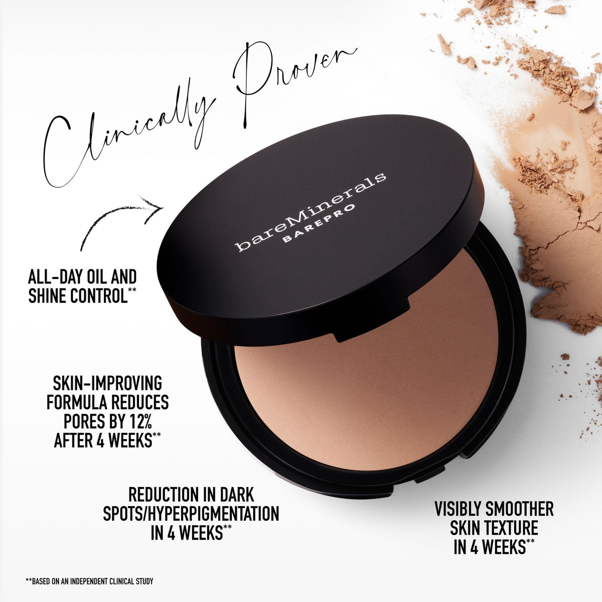 bareMinerals BAREPRO Pressed Powder Foundation, Fair 15 Neutral, 0.28 oz bareMinerals