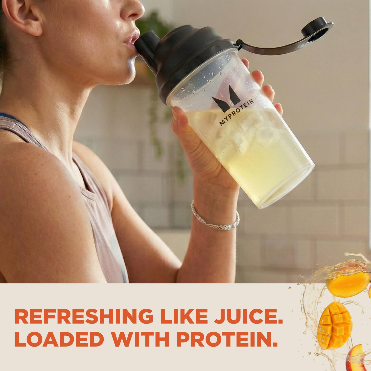 Myprotein Clear Whey Isolate Protein Powder, 1.1 Lb (20 Servings) Peach Mango, 20g Protein per Serving, Naturally Flavored Drink Mix Myprotein buy australia supplements
