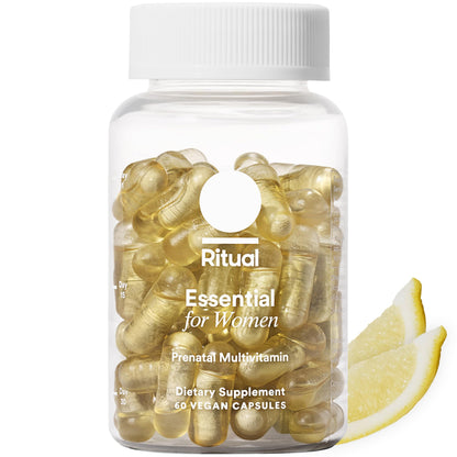 Ritual Prenatal Multivitamin For Women - Key Essential Vitamins and Minerals To Support Mom and Baby During Pregnancy* - Folate, Choline, Omega-3 DHA Ritual