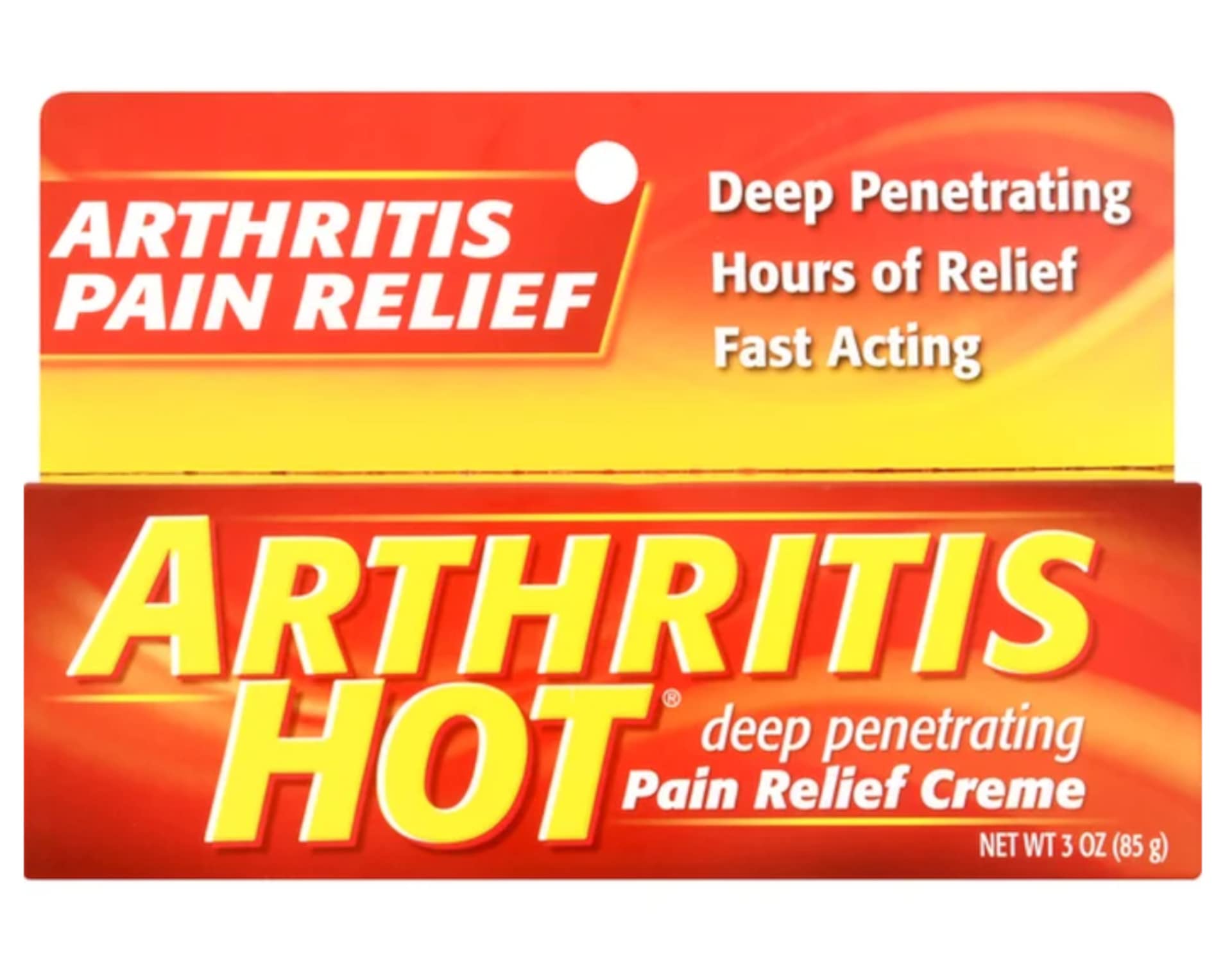 Arthritis Hot Pain Relief Creme 3 oz (Pack of 2) Chattem buy australia supplements